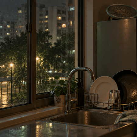 Rainy Night Singapore